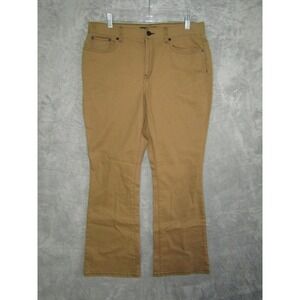 Lauren Jeans Co Ralph Lauren Women Tan Bootcut Pants Size 10